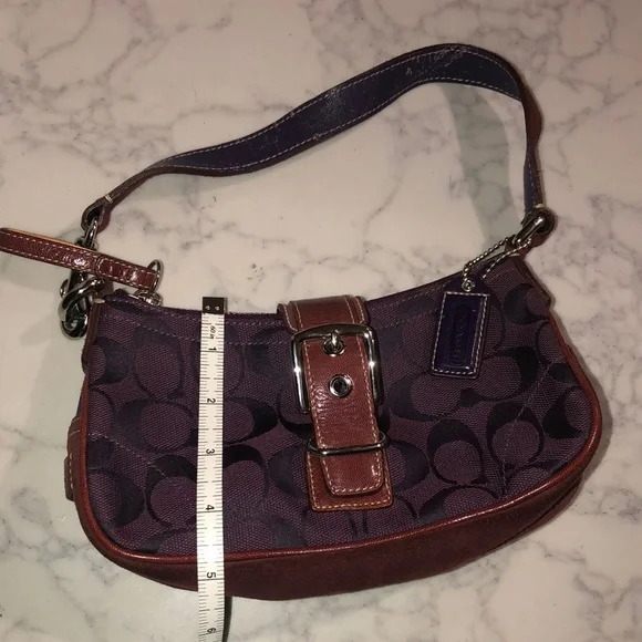Coach Purple and Brown Women's Bag - Picture 5 of 5